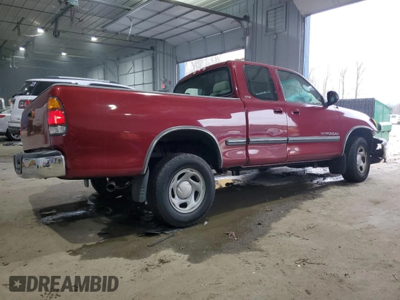 2002 Toyota Tundra SR5 with VIN 5TBRN34132S328311, listed as a Copart auction lot 83613504 with 123,354 mi miles and Salvage Title. Bid and sale history available at DreamBid. Image 3.