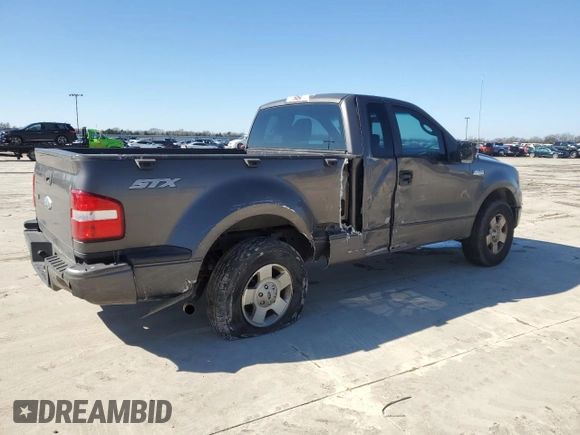 2007 Ford F-150 STX with VIN 1FTRF02237KB73899, listed as a Copart auction lot 43435895 with 324,578 mi miles and Salvage Title. Bid and sale history available at carsss.com. Image 3.