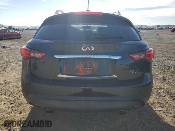 2010 Infiniti FX with VIN JN8AS1MU5AM802317, listed as a Copart auction lot 41622005 with 144,430 mi miles and Salvage title. Bid and sale history available at DreamBid. Image 6.