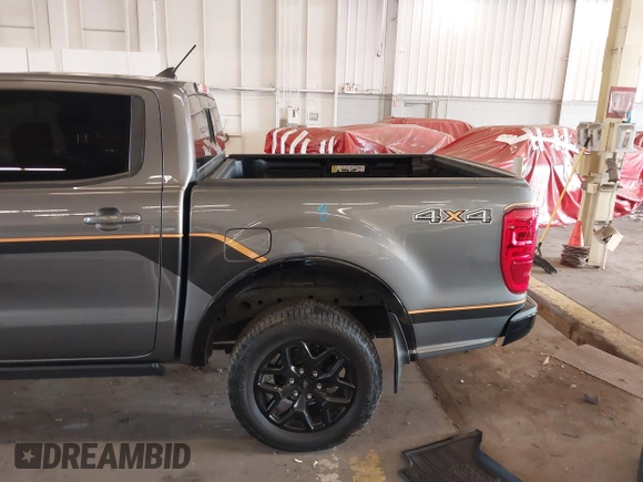 2022 Ford Ranger XL with VIN 1FTER4FH2NLD14366, listed as a IAAI auction lot 40423059 with 44,504 mi miles. Bid and sale history available at carsss.com. Image 6.