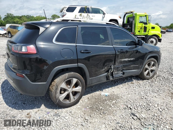 2019 Jeep Cherokee Limited z VIN 1C4PJLDB8KD439144, wystawiony jako Copart lot #52610545 z przebiegiem 99 531 mil mil oraz Szkoda całkowita • Salvage title. Historia ofert i sprzedaży dostępna na DreamBid. Obrazek 3.