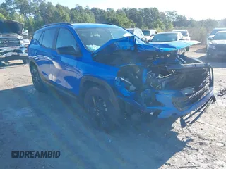 2024 GMC Terrain SLE z VIN 3GKALMEGXRL127156, wystawiony jako IAAI lot #41815450 z przebiegiem 8036 mil mil oraz . Historia ofert i sprzedaży dostępna na DreamBid. Obrazek 1.
