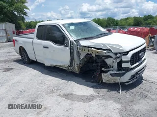 2023 Ford F-150 XL with VIN 1FTEX1CP9PKF91606, listed as a IAAI auction lot 42124058 with 23,535 mi miles and . Bid and sale history available at DreamBid. Image 1.