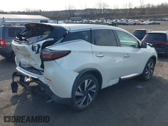 2023 Nissan Murano SL z VIN 5N1AZ2CS3PC134640, wystawiony jako IAAI lot #41790117 z przebiegiem 18 532 mil mil oraz . Historia ofert i sprzedaży dostępna na DreamBid. Obrazek 4.