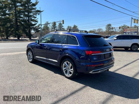 2021 Audi Q7 Premium with VIN WA1AXAF70MD025287, listed as a Copart auction lot 59905225 with 106,504 mi miles and Clean title. Bid and sale history available at DreamBid. Image 3.
