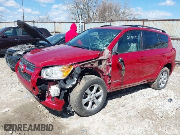 2012 Toyota RAV4 Limited with VIN 2T3DK4DV8CW084657, listed as a IAAI auction lot 41881040 with 191,119 mi miles. Bid and sale history available at carsss.com. Image 2.