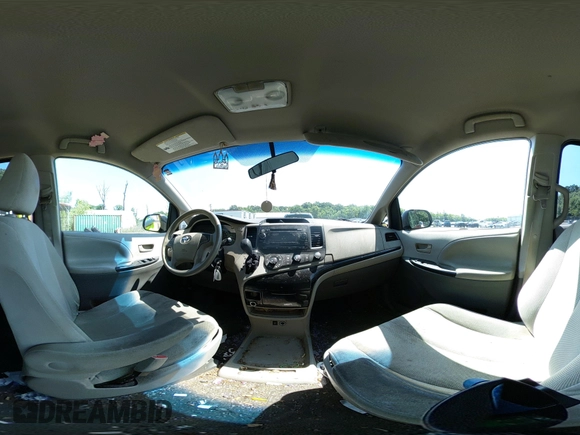 2012 Toyota Sienna with VIN 5TDZK3DC2CS193258, listed as a IAAI auction lot 42550843 with 158,761 mi miles and . Bid and sale history available at DreamBid. Image 20.