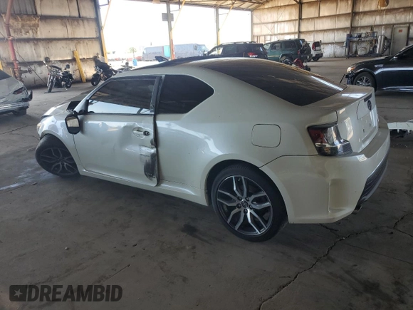 2015 Scion tC z VIN JTKJF5C70FJ003274, wystawiony jako Copart lot #53675415 z przebiegiem 83 326 mil mil oraz Szkoda całkowita • Salvage title. Historia ofert i sprzedaży dostępna na DreamBid. Obrazek 2.