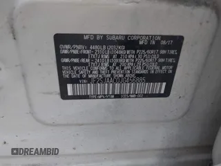 2018 Subaru Forester z VIN JF2SJAAC0JG456885, wystawiony jako IAAI lot #42447740 z przebiegiem 73 768 mil mil oraz . Historia ofert i sprzedaży dostępna na DreamBid. Obrazek 9.