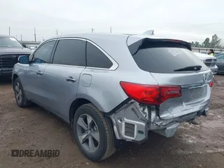 2016 Acura MDX with VIN 5FRYD3H26GB008189, listed as a IAAI auction lot 41395036 with 171,270 mi miles. Bid and sale history available at carsss.com. Image 3.