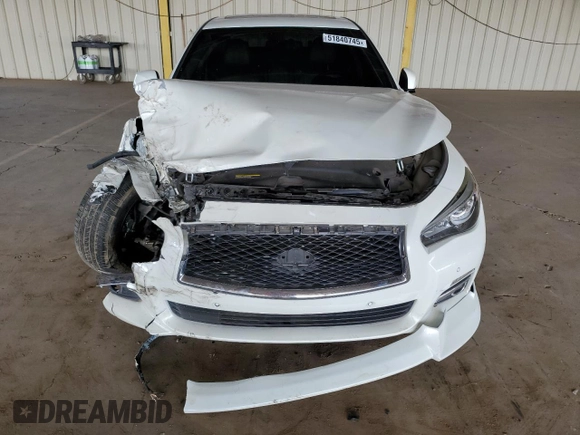 2017 Infiniti Q50 Premium with VIN JN1EV7AP9HM735109, listed as a Copart auction lot 51840745 with 95,507 mi miles and Salvage Title. Bid and sale history available at DreamBid. Image 5.
