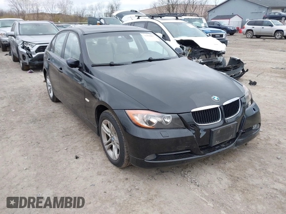 2008 BMW 3 Series 328xi with VIN WBAVC93548KZ73131, listed as a IAAI auction lot 42052857 with 118,077 mi miles. Bid and sale history available at carsss.com. Image 1.