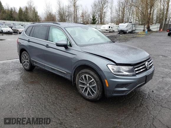 2021 Volkswagen Tiguan SE with VIN 3VV2B7AX7MM128098, listed as a Copart auction lot 49343505 with 46,231 mi miles and Salvage Title. Bid and sale history available at DreamBid. Image 4.