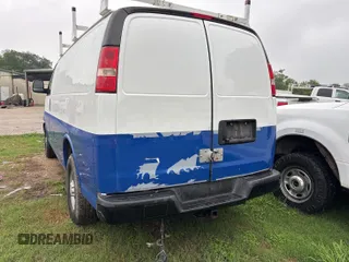 2016 Chevrolet Express Cargo with VIN 1GCWGAFFXG1322950, listed as a IAAI auction lot 42236908 with 177,499 mi miles and . Bid and sale history available at DreamBid. Image 1.