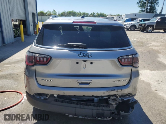 2021 Jeep Compass Limited with VIN 3C4NJDCB7MT511155, listed as a Copart auction lot 65755384 with Not Provided miles and Salvage Title. Bid and sale history available at DreamBid. Image 6.