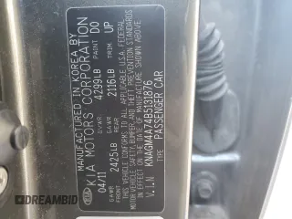 2011 Kia Optima LX z VIN KNAGM4A74B5131876, wystawiony jako Copart lot #69256644 z przebiegiem 117 718 mil mil oraz Szkoda całkowita • Salvage title. Historia ofert i sprzedaży dostępna na DreamBid. Obrazek 12.