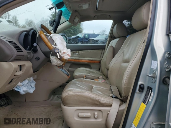 2005 Lexus RX 330 with VIN 2T2HA31U95C050732, listed as a Copart auction lot 52769125 with 0 mi miles and Salvage Title. Bid and sale history available at carsss.com. Image 7.