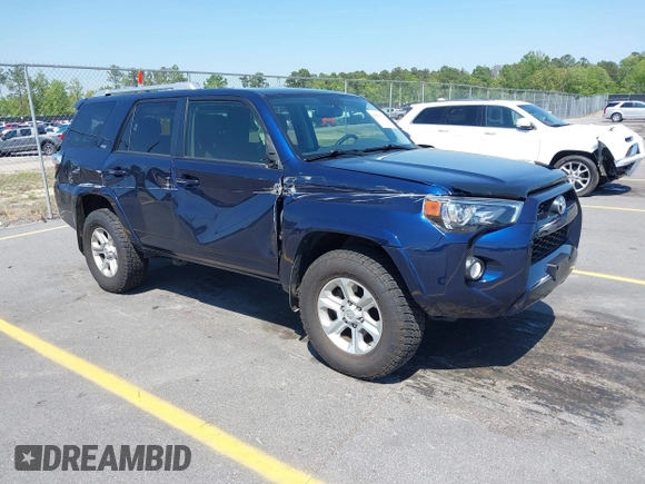2017 Toyota 4Runner SR5 with VIN JTEBU5JR6H5470826, listed as a IAAI auction lot 42021376 with 60,460 mi miles and . Bid and sale history available at DreamBid. Image 1.