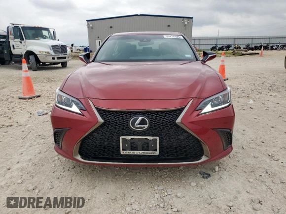 2021 Lexus ES 350 F Sport with VIN 58AGZ1B13MU089694, listed as a Copart auction lot 59412925 with 46,551 mi miles and Clean title. Bid and sale history available at DreamBid. Image 5.