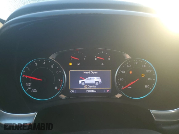 2023 Chevrolet Traverse RS with VIN 1GNERJKW4PJ145301, listed as a Copart auction lot 82915334 with 22,028 mi miles and Salvage Title. Bid and sale history available at carsss.com. Image 9.