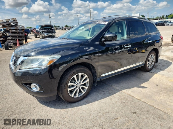 2016 Nissan Pathfinder Platinum z VIN 5N1AR2MM0GC615204, wystawiony jako Copart lot #63097975 z przebiegiem 117 098 mil mil oraz Szkoda całkowita • Salvage title. Historia ofert i sprzedaży dostępna na DreamBid. Obrazek 1.
