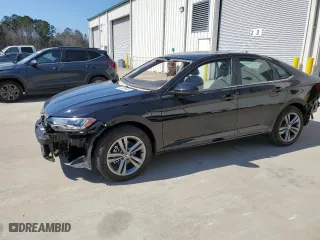 2024 Volkswagen Jetta SE with VIN 3VW7M7BU2RM076970, listed as a Copart auction lot 48889605 with 3,343 mi miles and Clean Title. Bid and sale history available at carsss.com. Image 1.