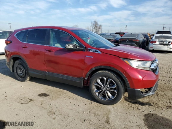 2022 Honda CR-V Hybrid EX with VIN 5J6RT6H51NL024535, listed as a Copart auction lot 50239785 with 13,579 mi miles and Salvage Title. Bid and sale history available at carsss.com. Image 4.