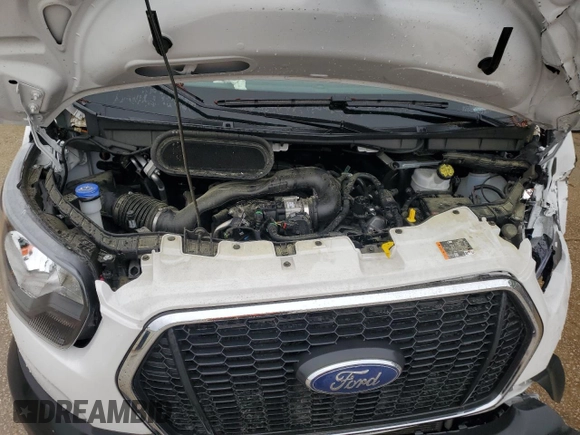 2023 Ford Transit Cargo with VIN 1FTBR1Y84PKB68141, listed as a Copart auction lot 55844785 with 14,272 mi miles and Clean Title. Bid and sale history available at DreamBid. Image 12.