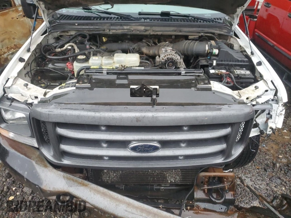 2002 Ford F-350 with VIN 1FDWF36F62EA33785, listed as a Copart auction lot 83114154 with 227,107 mi miles and Salvage title. Bid and sale history available at DreamBid. Image 11.