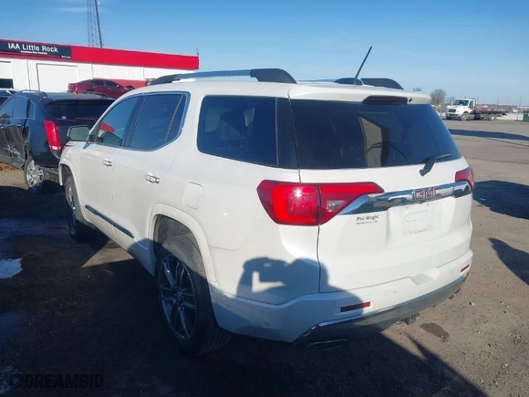 2017 GMC Acadia Denali with VIN 1GKKNPLS2HZ185454, listed as a IAAI auction lot 41212861 with 91,540 mi miles. Bid and sale history available at carsss.com. Image 3.