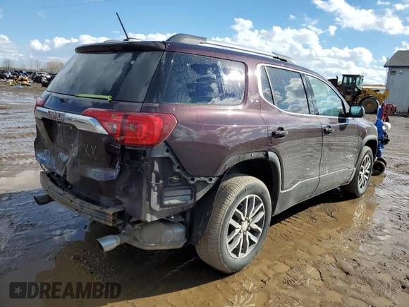 2018 GMC Acadia SLE with VIN 1GKKNLLS9JZ107204, listed as a Copart auction lot 46503955 with 107,198 mi miles and Clean Title. Bid and sale history available at DreamBid. Image 3.