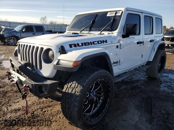 2020 Jeep Wrangler Unlimited Rubicon с VIN 1C4HJXFN8LW342681, выставлен на аукционе Copart как лот 88601185 с пробегом 53 065 миль миль и Списание • Salvage title. История ставок и продаж доступна на DreamBid. Изображение 1.