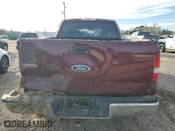 2004 Ford F-150 XLT with VIN 1FTPX14584NB59573, listed as a Copart auction lot 41662385 with Not provided miles and Salvage title. Bid and sale history available at DreamBid. Image 6.