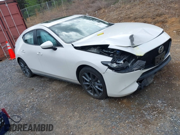 2023 Mazda 3 S Preferred with VIN JM1BPALMXP1607956, listed as a IAAI auction lot 41922025 with 58,193 mi miles and . Bid and sale history available at DreamBid. Image 1.