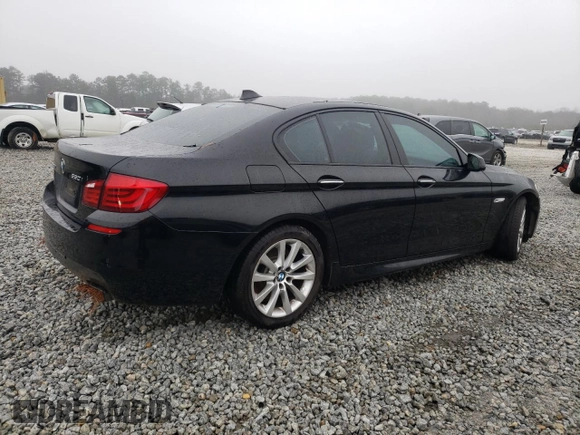 2013 BMW 5 Series 550i xDrive with VIN WBAFU9C53DDY70914, listed as a Copart auction lot 43546435 with 144,165 mi miles and Salvage Title. Bid and sale history available at carsss.com. Image 3.