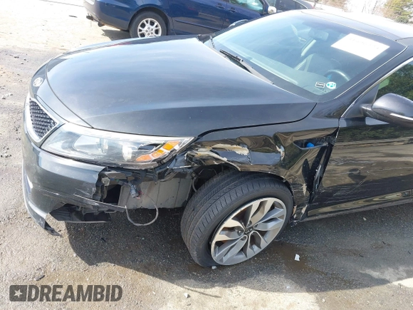 2015 Kia Optima SX Turbo with VIN 5XXGR4A67FG407786, listed as a IAAI auction lot 41606324 with 194,837 mi miles. Bid and sale history available at carsss.com. Image 6.