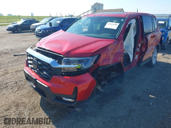 2025 Honda Passport EX-L с VIN 5FNYF8H56SB001075, выставлен на аукционе IAAI как лот 42262450 с пробегом Не указан миль и . История ставок и продаж доступна на DreamBid. Изображение 17.
