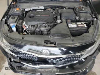 2016 Kia Optima SX Turbo with VIN 5XXGW4L23GG011780, listed as a Copart auction lot 56628295 with 104,288 mi miles and Salvage title. Bid and sale history available at DreamBid. Image 11.