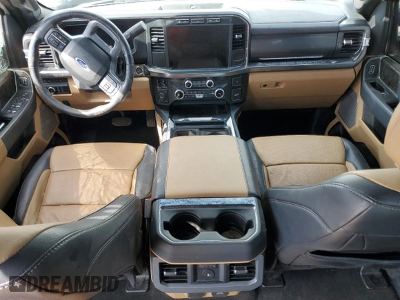 2024 Ford Super Duty F-250 SRW XL with VIN 1FT8W2BT7RED04138, listed as a Copart auction lot 44055915 with 0 mi miles and Salvage Title. Bid and sale history available at carsss.com. Image 8.