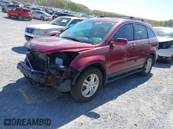 2010 Honda CR-V EX-L with VIN 5J6RE4H7XAL061643, listed as a IAAI auction lot 42044374 with 96,634 mi miles and . Bid and sale history available at carsss.com. Image 2.
