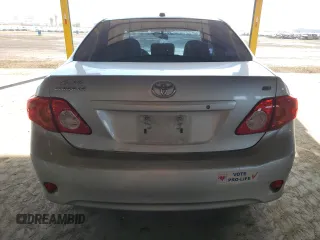 2009 Toyota Corolla with VIN JTDBL40E69J017153, listed as a Copart auction lot 52925535 with 150,630 mi miles and Salvage Title. Bid and sale history available at carsss.com. Image 6.