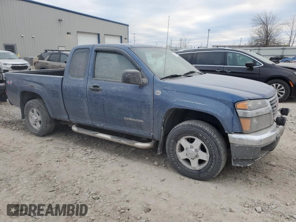2005 GMC Canyon SLE Z71 with VIN 1GTDT196758194735, listed as a Copart auction lot 82189764 with 135,415 mi miles and Clean Title. Bid and sale history available at carsss.com. Image 4.