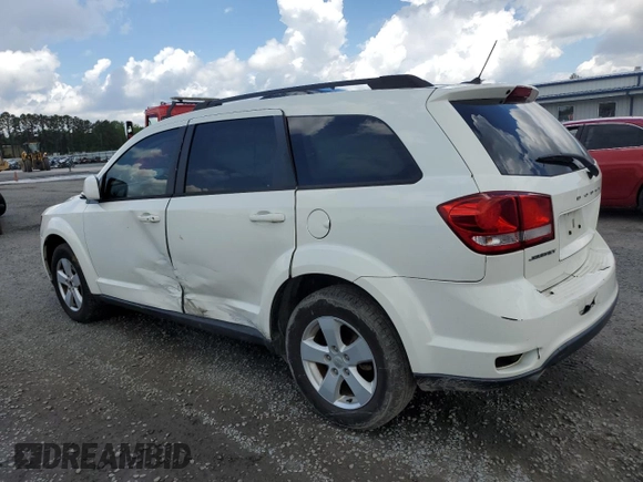 2012 Dodge Journey SXT with VIN 3C4PDCBG5CT135724, listed as a Copart auction lot 56938415 with 180,548 mi miles and Salvage title. Bid and sale history available at DreamBid. Image 2.