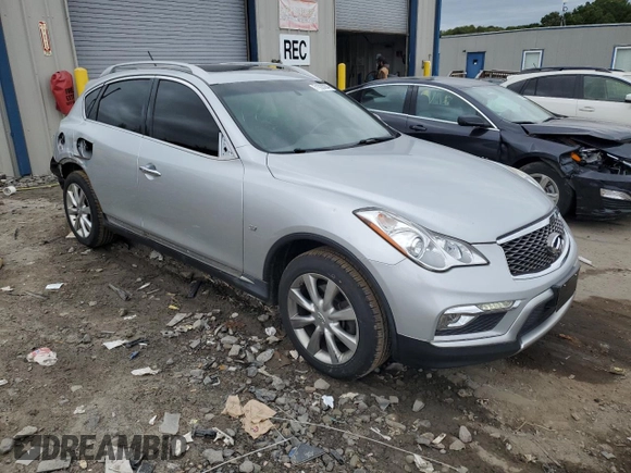 2016 Infiniti QX50 with VIN JN1BJ0RR0GM264199, listed as a Copart auction lot 71920204 with 93,493 mi miles and Salvage Title. Bid and sale history available at carsss.com. Image 4.