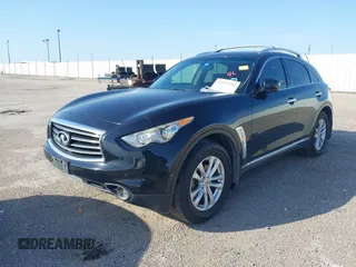 2013 Infiniti FX with VIN JN8CS1MU8DM142478, listed as a IAAI auction lot 42177223 with 156,946 mi miles and . Bid and sale history available at DreamBid. Image 2.