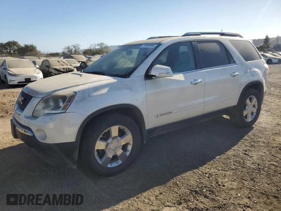 2008 GMC Acadia SLT1 with VIN 1GKER23728J239639, listed as a Copart auction lot 76593544 with 0 mi miles and Clean Title. Bid and sale history available at carsss.com. Image 1.