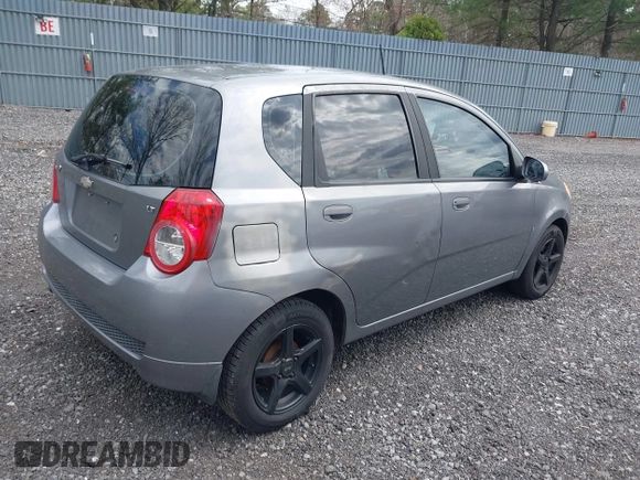 2009 Chevrolet Aveo 1LT with VIN KL1TD66EX9B616420, listed as a IAAI auction lot 42007850 with 123,352 mi miles and . Bid and sale history available at DreamBid. Image 4.