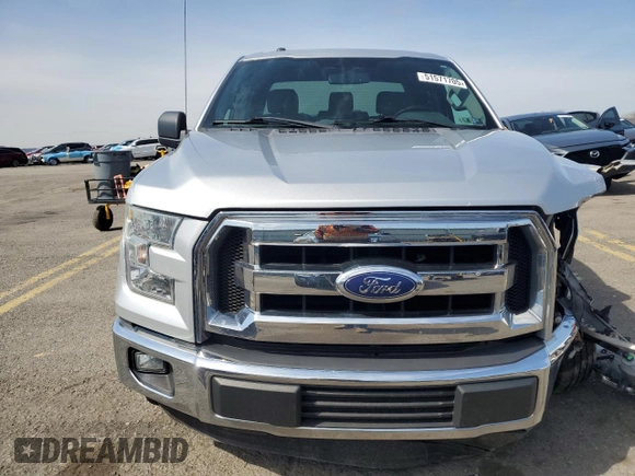 2015 Ford F-150 XL with VIN 1FTEX1C88FKF20419, listed as a Copart auction lot 51571705 with 133,094 mi miles and Salvage Title. Bid and sale history available at carsss.com. Image 5.