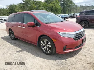 2022 Honda Odyssey Touring z VIN 5FNRL6H88NB001837, wystawiony jako Copart lot #51494635 z przebiegiem 37 695 mil mil oraz Szkoda całkowita • Salvage title. Historia ofert i sprzedaży dostępna na DreamBid. Obrazek 4.
