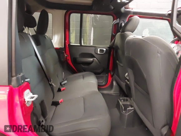 2020 Jeep Wrangler Unlimited Sport z VIN 1C4HJXDG6LW102873, wystawiony jako IAAI lot #41232881 z przebiegiem 42 315 mil mil oraz . Historia ofert i sprzedaży dostępna na DreamBid. Obrazek 8.